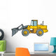 Yellow Loader Wall Decal