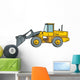 Yellow Loader Wall Decal
