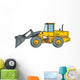 Yellow Loader Wall Decal