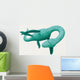 Loch Ness Monster swimming. Wall Decal