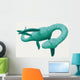 Loch Ness Monster swimming. Wall Decal