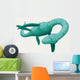 Loch Ness Monster swimming. Wall Decal