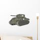 Green Tank Wall Decal