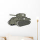Green Tank Wall Decal