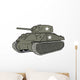 Green Tank Wall Decal