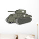 Green Tank Wall Decal