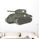 Green Tank Wall Decal
