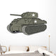 Green Tank Wall Decal