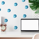 Marble Polka Dot Wallpaper Sticker Set
