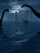Dinosaurs Feed near Shores Wall Decal Design 2