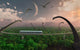 Futuristic Concept Monorail Ride Wall Decal