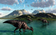 Group Parasaurolophus Dinosaurs Feed Wall Decal