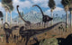 Two Allosaurus Predators Plan Wall Decal