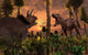 Tyrannosaurus Rex and Triceratops Wall Decal