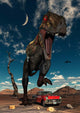 Tyrannosaurus Rex about to Wall Decal