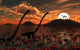 Omeisaurus Dinosaurs Roam Freely Wall Decal