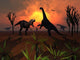 T Rex Confronts Group Wall Decal