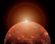 Artist's Concept Distant Red Wall Decal Design 1