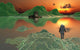 Astronaut Explorer amongst World Wall Decal