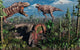 Two T Rex Dinosaurs Wall Decal
