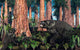 Mother Arctodus Bear with Wall Decal