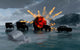 Convoy Military Vehicles with Wall Decal Design 1