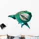 Megalodon Says Hello Wall Decal