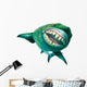 Megalodon Says Hello Wall Decal