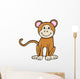Friendly Little Baby Monkey Wall Decal