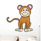 Friendly Little Baby Monkey Wall Decal