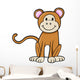 Friendly Little Baby Monkey Wall Decal
