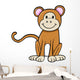 Friendly Little Baby Monkey Wall Decal