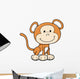 Happy Little Baby Monkey Wall Decal