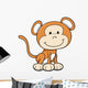 Happy Little Baby Monkey Wall Decal