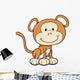 Happy Little Baby Monkey Wall Decal