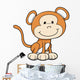 Happy Little Baby Monkey Wall Decal