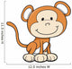 Happy Little Baby Monkey Wall Decal
