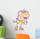 Journalist Monkey Girl Wall Decal