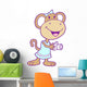 Photographer Monkey Girl Wall Decal