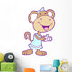 Photographer Monkey Girl Wall Decal