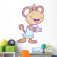 Photographer Monkey Girl Wall Decal