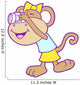 Snapping Photos Girly Monkey Wall Decal