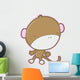 Big Brained Baby Monkey Wall Decal