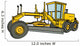 Yellow Motor Grader Wall Decal