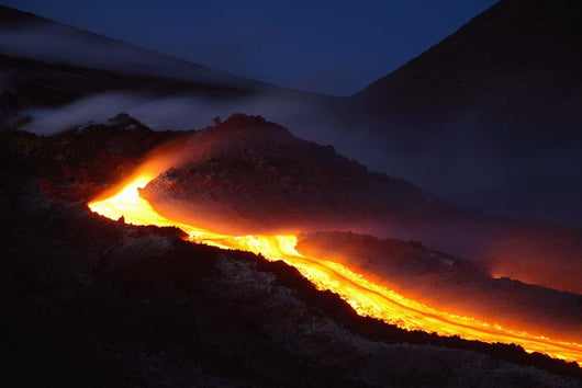Mount Etna Lava Flow Wall Decal Design 3