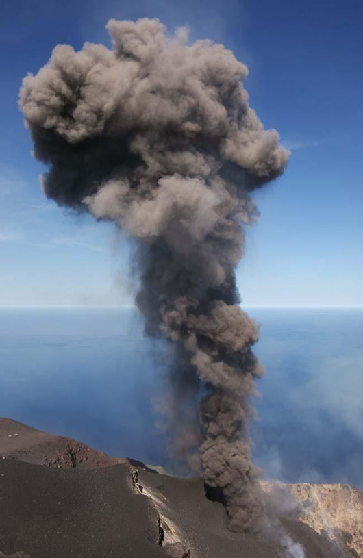 Stromboli Ash Eruption Aeolian Wall Decal