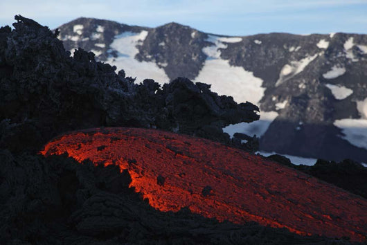 Mount Etna Lava Flow Wall Decal Design 1