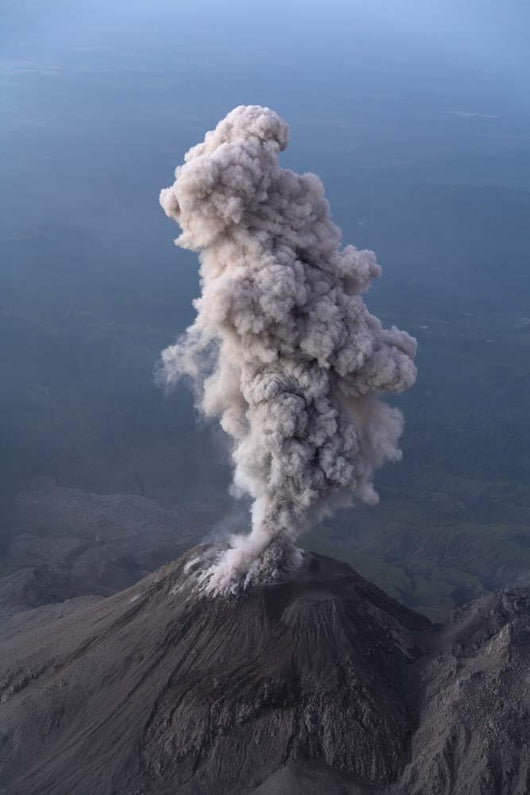 Santiaguito Ash Eruption Guatemala Wall Decal Design 2