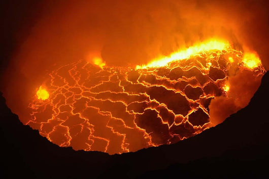 Nyiragongo Lava Lake Goma Wall Decal