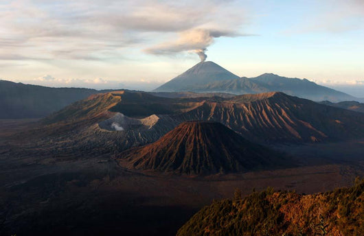 Tenge Caldera with Erupting Wall Decal